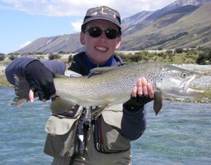Nadia with another good fish