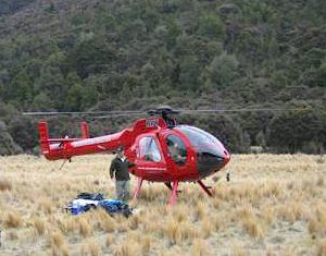 Heli fishing, loading the Helicopter, Rangitikei River