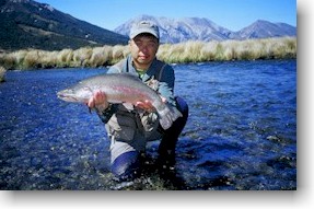 A chunky rainbow from the canterbury High Country