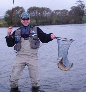 Bert with a good Mataura Brown
