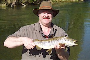 Client with a nice fish